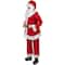 6ft. Life-Size Plush Santa Claus Standing or Sitting Christmas Figure